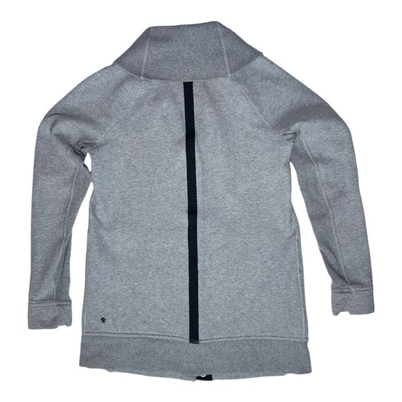 Lululemon Yin To My Yang Cardi in Heathered Medium Grey Sz 6 Style W3C49S - Picture 4 of 15